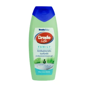 Bradolife antibakteriális tusfürdő 400 ml Family