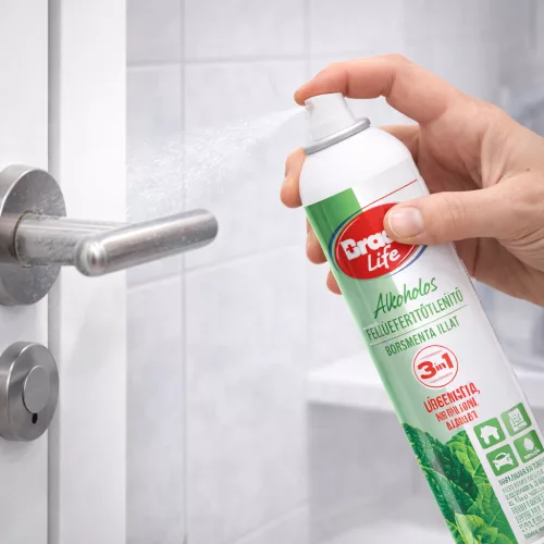 Bradolife felületfertőtlenítő és légfrissítő 300 ml borsmenta
