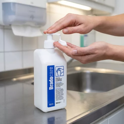 Bradocare kézápoló krém 500 ml glicerines pumpás