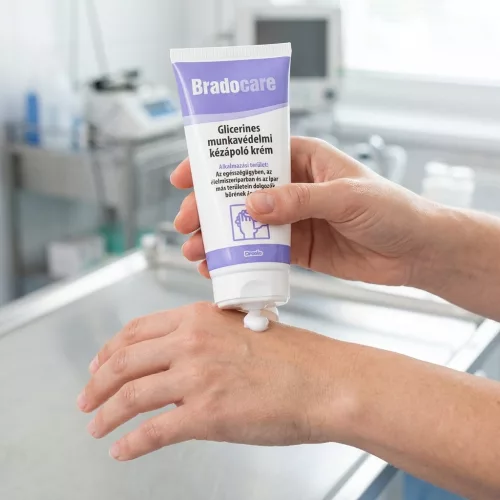 Bradocare kézápoló krém 100 ml munkavédelmi glicerines