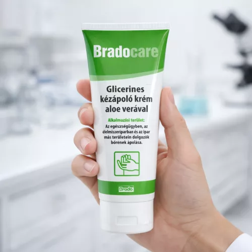 Bradocare kézápoló krém 100 ml munkavédelmi aloe vera