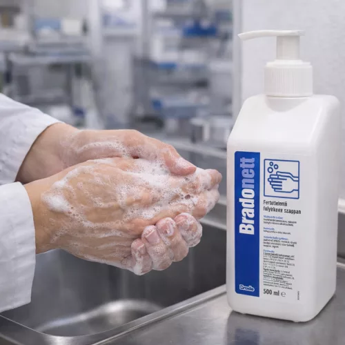 Bradonett fertőtlenítő folyékony szappan 500 ml pumpás