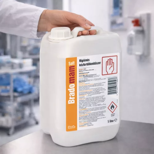 Bradoman soft higiénés kézfertőtlenítő 5 liter kanna