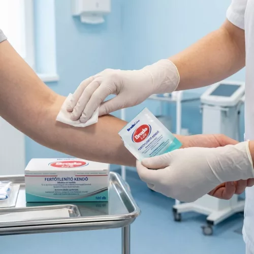 Bradolife fertőtlenítő kendő 100 db