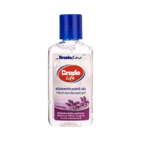 Bradolife illatosított kézfertőtlenítő gél 50 ml, levendulaillat