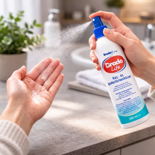 Bradolife kéz- és bőrfertőtlenítő 250 ml pumpás