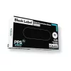 PPS Black Label fekete púdermentes nitril kesztyű 3,5 g 100 db
