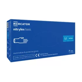 Nitrylex Basic sötétkék púdermentes nitril vizsgálókesztyű