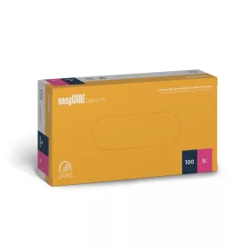 EasyCare púdermentes latex vizsgálókesztyű 100 db S méret