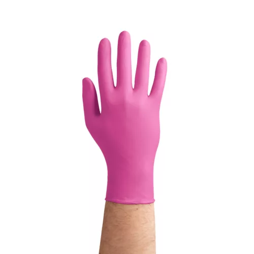 EasyCare Pink rózsaszín púdermentes nitril kesztyű 3,5 g 100 db XS méret