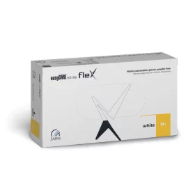 EasyCare Flex fehér púdermentes nitril kesztyű 3 g 100 db