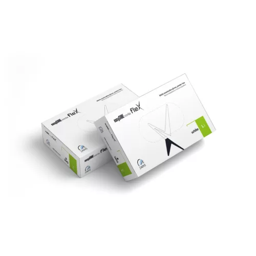 EasyCare Flex fehér púdermentes nitril kesztyű 3 g 100 db