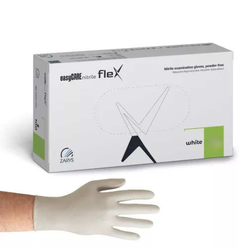 EasyCare Flex fehér púdermentes nitril kesztyű 3 g 100 db XL méret