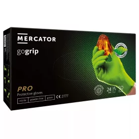 Mercator GoGrip zöld nitril kesztyű 50 db
