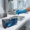 Setino kék púdermentes nitril vizsgálókesztyű 3,5 g